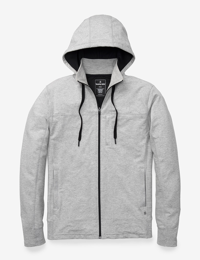 French Terry ZipUp Hoodie (Mens) Tommy John